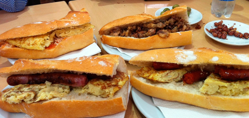 Los bocatas que los que dieron buena cuenta Los bocatas que los que dieron buena cuenta